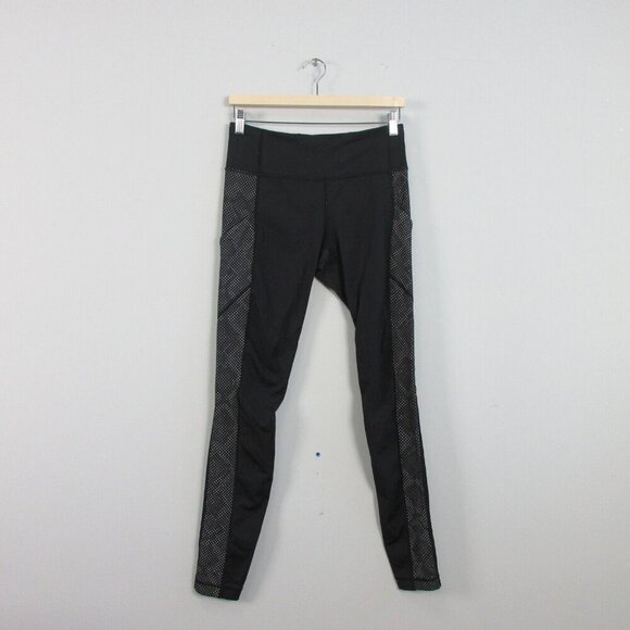Lululemon Speed Tights IV Women 6 Ravish Reptile Silver Black Reflective 222 - Picture 1 of 16